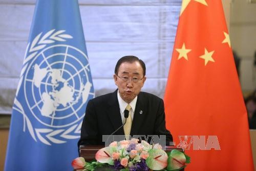 UN-Generalsekretär Ban zeigt tief besorgt über Spannungen auf Korea-Halbinsel - ảnh 1